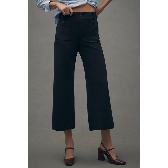 The Colette Cropped Wide-Leg Pants by Maeve: Knit Edition 16W - Picture 1 of 2